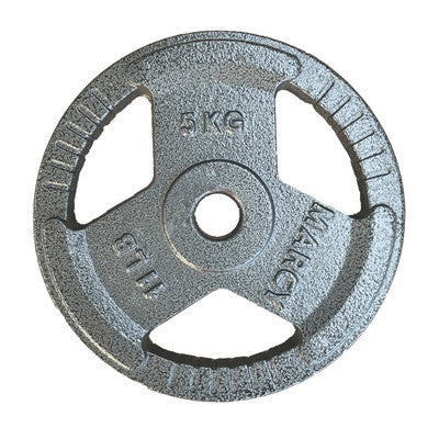 Disco 5 Kg de Fierro Para Barra Olímpica - Mancuernas