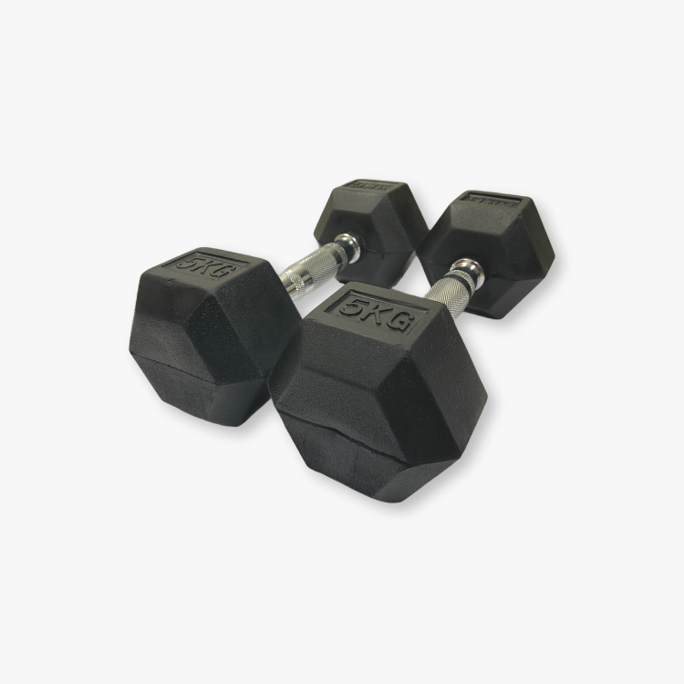 Mancuerna Hexagonal 5 Kg (Par)
