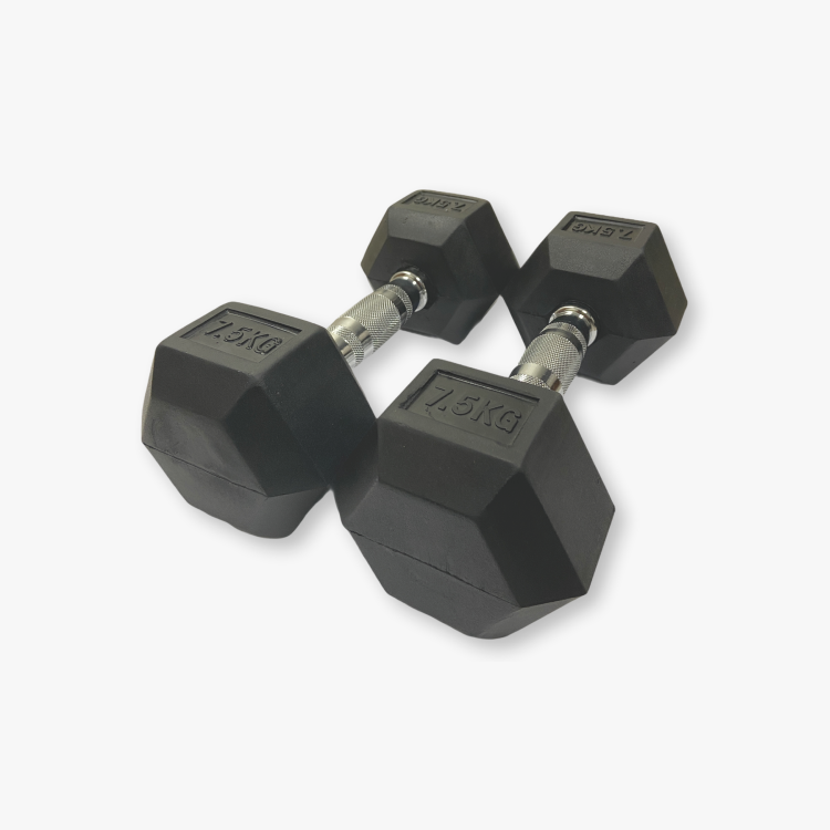 Mancuerna Hexagonal 7.5 Kg (Par)